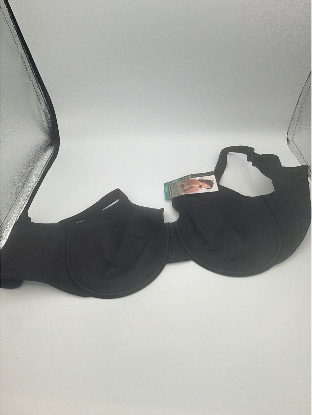Vanity Fair Minimizer Bra 36G Mid Black Beauty Back
